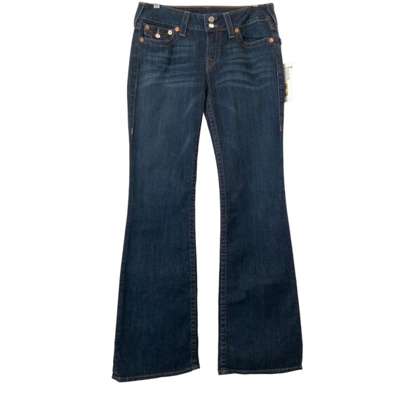 True Religion Jeans Women Size 30 Blue Irre Flap Pocket - Picture 1 of 13